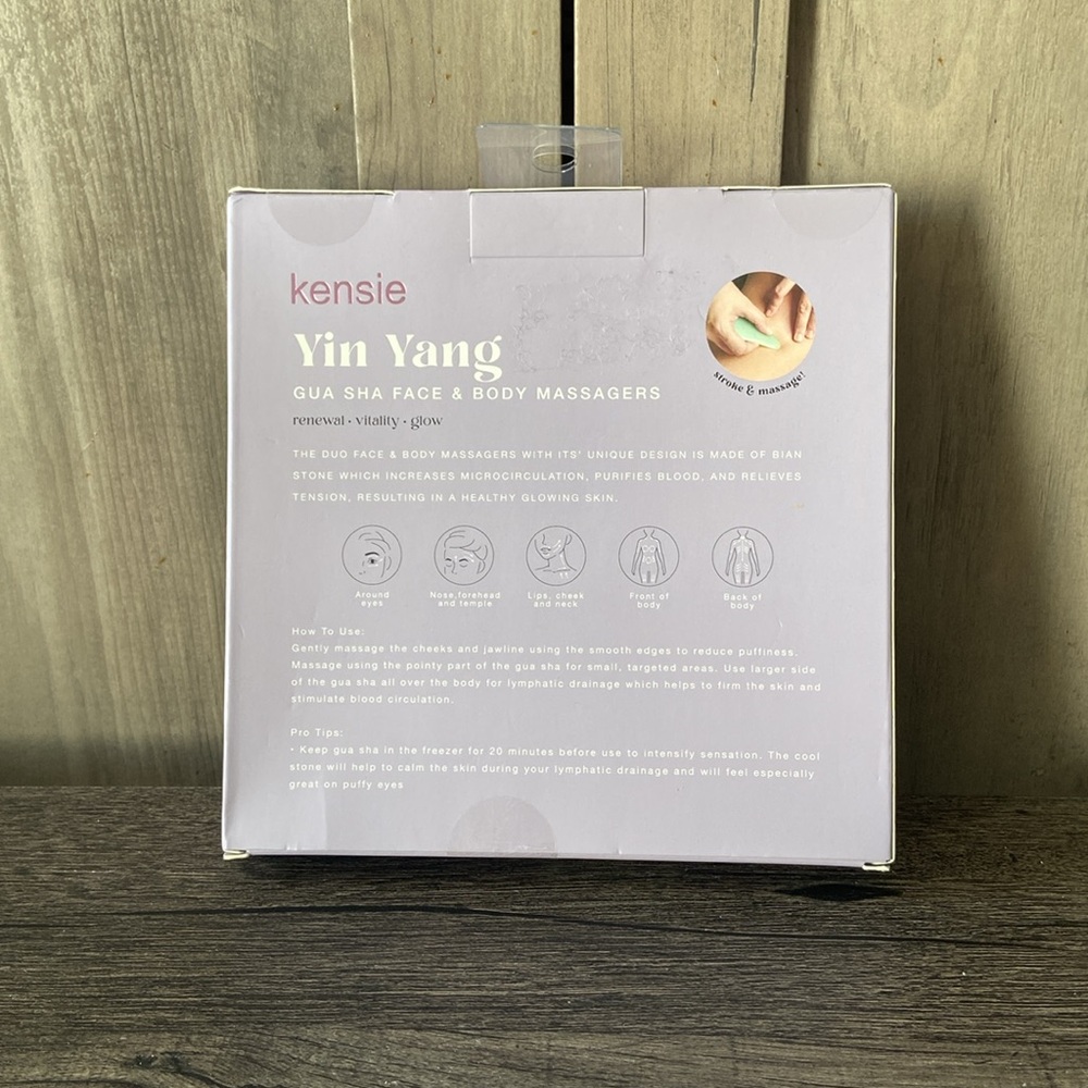 Kensie Yin Yang Gua Sha Face & Body Massagers New! - Picture 2 of 3